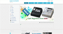 Desktop Screenshot of budgetcashregister.com.au